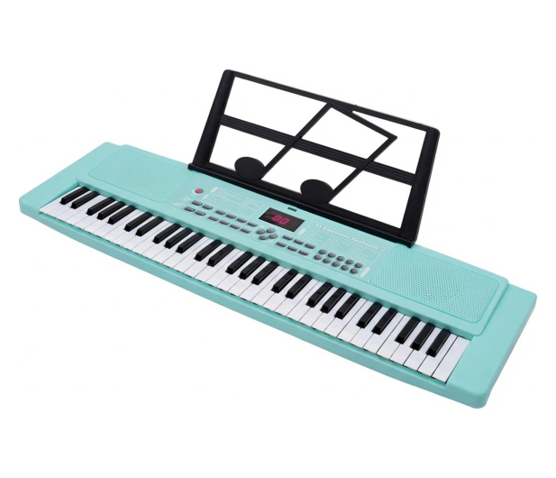 MusicMate Keyboard MM-04 KeyDeluxe Turkusowy - 1588174 - zdjęcie 3